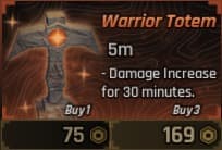 Warrior Totem 3x