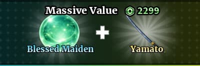 Gamepass Blessed Maiden + Yamato — Sailor Piece