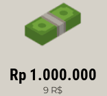 Cash 1 Juta