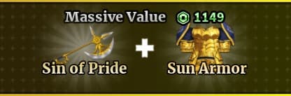 Gamepass Sin Of Pride + Sun Armor — Sailor Piece