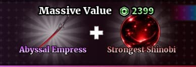 Gamepass Abyssal + Strongest Shinobi — Sailor Piece