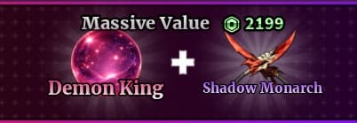Gamepass Demon King + Shadow Monarch — Sailor Piece