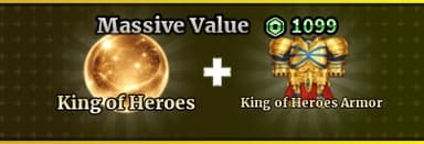 King Of Heroes + King Of Heroes Armor