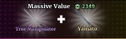 Gamepass True Manipulator + Yamato — Sailor Piece